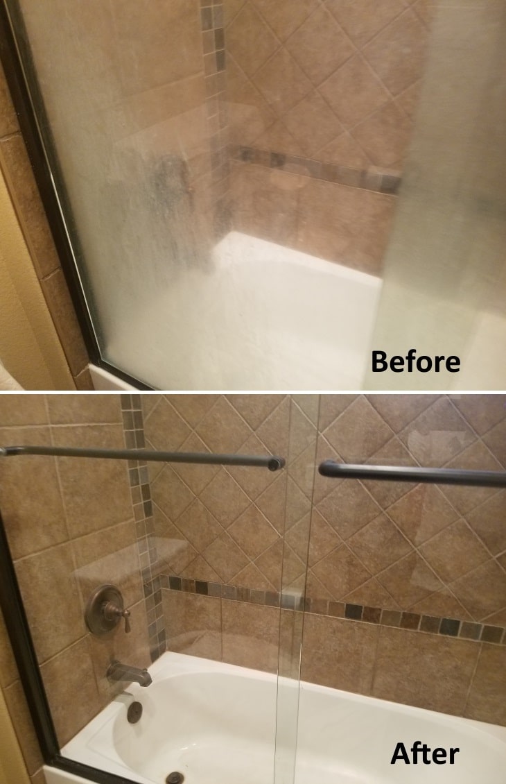 Hard Water Stain Removal Glass Magic, Hard Water Stains Bathtub
